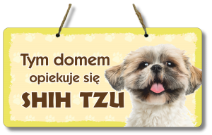 (P552W8) Shih Tzu - Zawieszka na drzwi