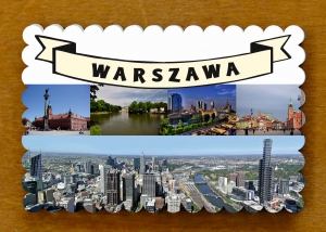 Warszawa eko-kartka (P101WAR1)