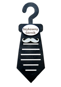 Szykowny Górnik Wieszak na krawaty  (P1128W22)